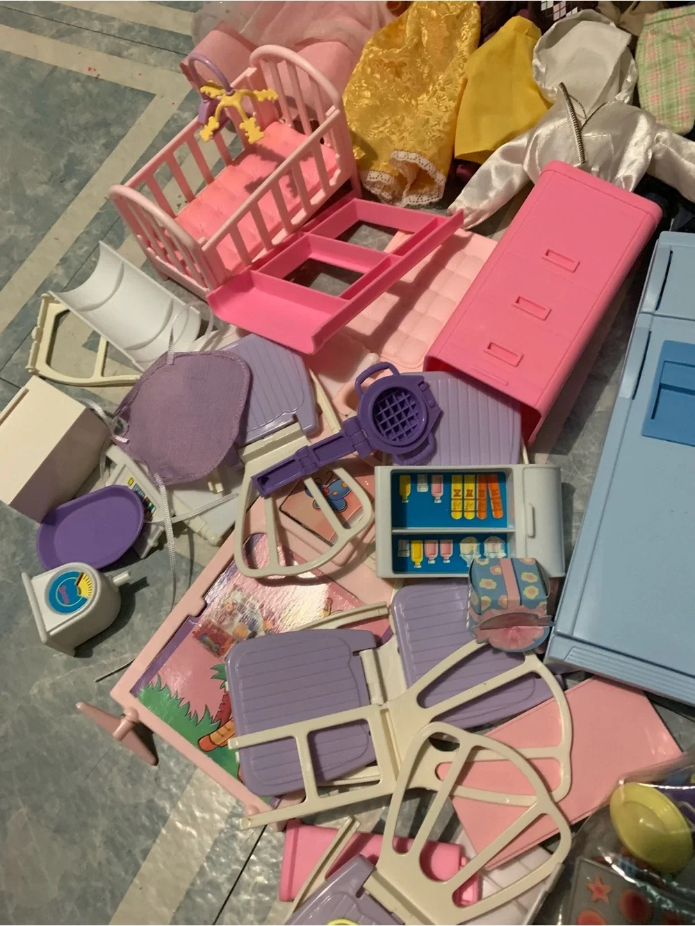 Huge Barbie Mattel 90’s & 2000’s Vintage Dolls, Clothing, Furniture ETC